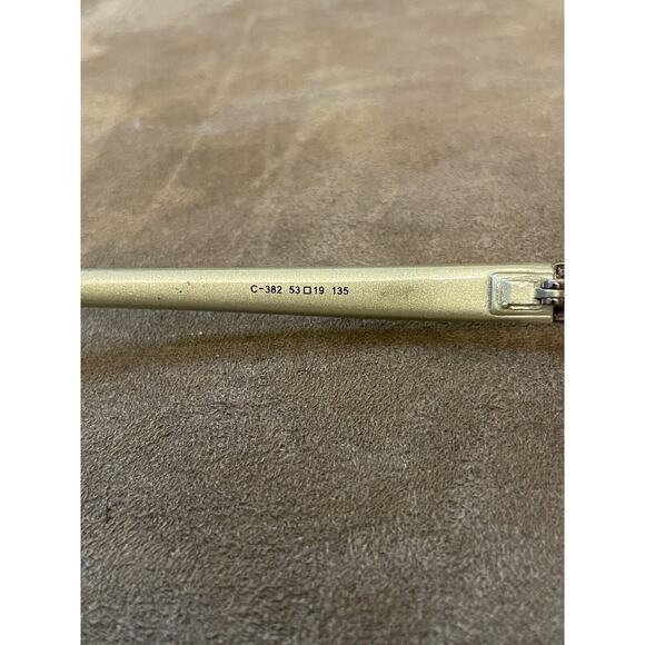 RARE CAMO C-282 EYEGLASSES GOLD FRAMES 22KGP ITALY 53[]19 135 Half Rim Frames - Picture 5 of 8